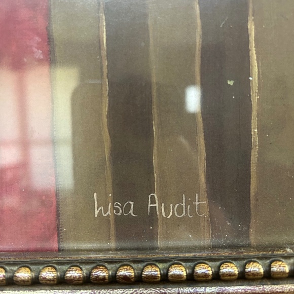 Framed print of a Rose in a Vase by Lisa Audit. - Picture 4 of 4